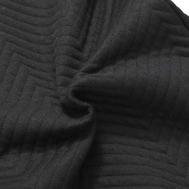 ブルゾン メンズ ジャケット キルティング ヘリンボーン 羽織 アウター ジャケット ジップアップ シンプル スポーツ 防寒 暖かい ゴルフウェア ゴルフ ホワイト ネイビー ブラック 白 黒 CavariA 20代 30代 40代 秋 冬 秋冬 秋服 男 男性 ファッション [CAST24-48]_15
