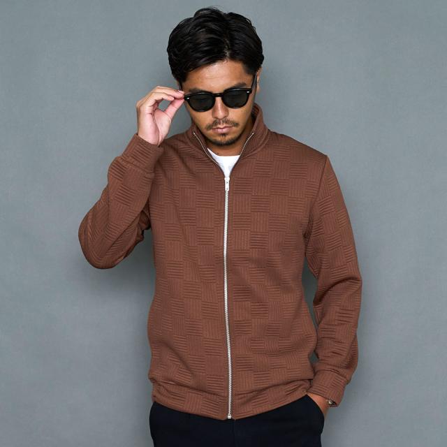 ブルゾン メンズ ジャケット ブランド 大人 キルティング バスケット