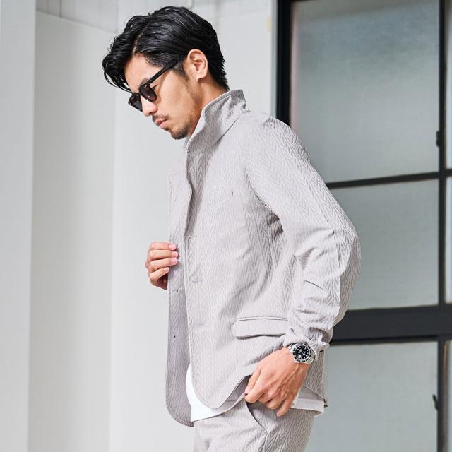 ジャケット メンズ ブランド おしゃれ イタリアンカラー テーラード