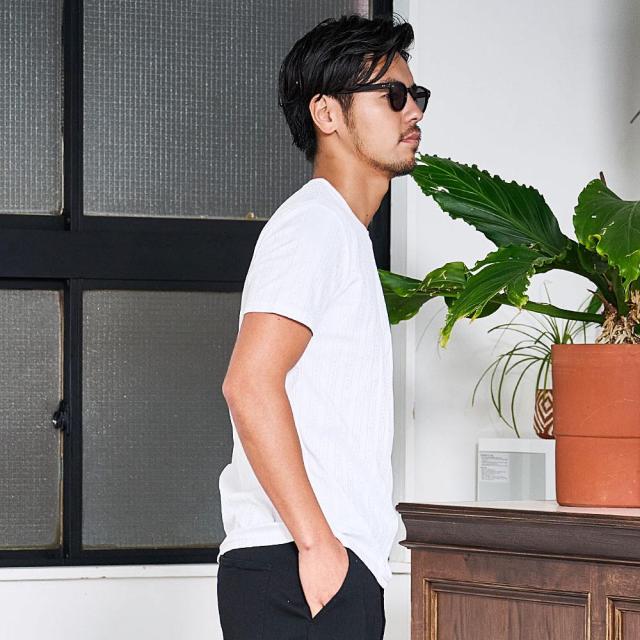 シャツ 半袖 メンズ おしゃれ カットソー 夏 ｔシャツ tシャツ 切り替え Tシャツ カットソー 夏 レイヤード おしゃれ 半袖 着回し 無地 カジュアル メンズ 男 快適 綿100％ 柔らから | MRT shop