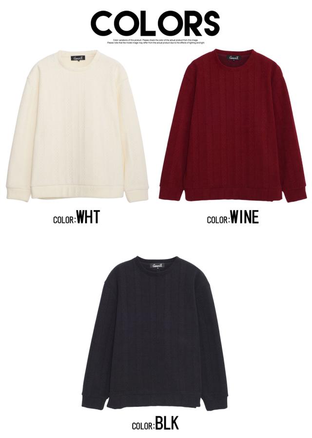 トレーナー メンズ ブランド おしゃれ トップス パターン 長袖 伸縮性 M L XL LL トップス ホワイト ワイン ブラック 黒 白 シンプル CavariA 大人 20代 30代 40代 50代 ちょいワル ユニセックス 男性 男 服 秋 冬 秋冬 ファッション [CAST25-32] トレーナー メンズ ブランド おしゃれ トップス パターン 長袖 伸縮性