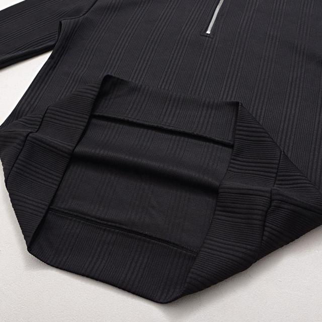 トレーナー メンズ ブランド 長袖Tシャツ 大きいサイズ ゴルフウェア プルオーバー ハーフジップ トップス シンプル 無地 おしゃれ テレコ 暖かい あったか CavariA 大人 20代 30代 40代 50代 ちょいワル ユニセックス 男性 男 服 秋 冬 秋冬 ファッション [CAST25-33] トレーナー メンズ ブランド 長袖Tシャツ 大きいサイズ ゴルフウェア