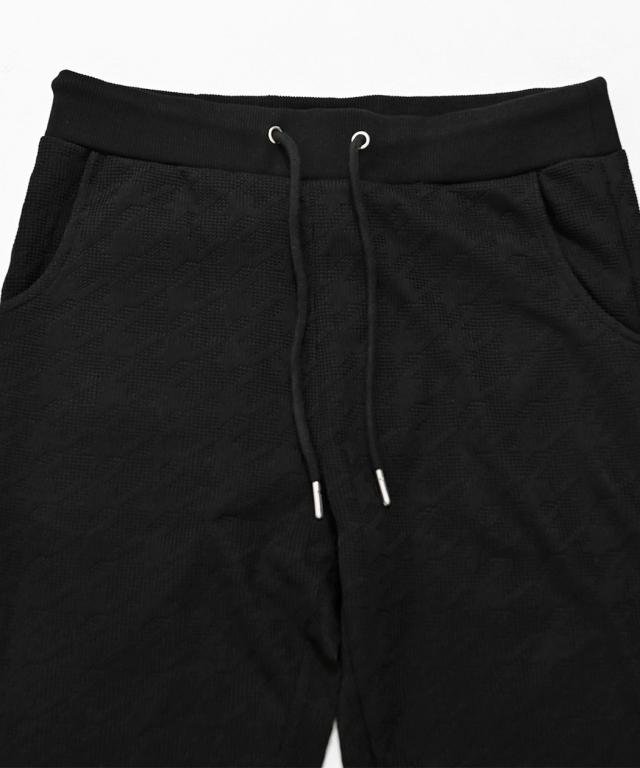 スラックス メンズ パンツ おしゃれ アンクルパンツ 千鳥 ジャガード ストレッチ イージーパンツ きれいめ 上品 セレカジ キレカジ セットアップ可能 シンプル 無地 CavariA 大人 20代 30代 40代 50代 ちょいワル ユニセックス 男性 男 服 春 春夏 ファッション [CAST26-04]_10