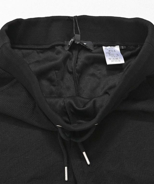 スラックス メンズ パンツ おしゃれ アンクルパンツ 千鳥 ジャガード ストレッチ イージーパンツ きれいめ 上品 セレカジ キレカジ セットアップ可能 シンプル 無地 CavariA 大人 20代 30代 40代 50代 ちょいワル ユニセックス 男性 男 服 春 春夏 ファッション [CAST26-04]_13