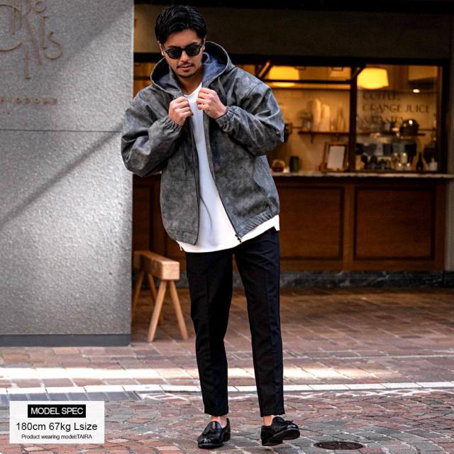 パーカー メンズ ブランド 大きいサイズ おしゃれ ジップアップ