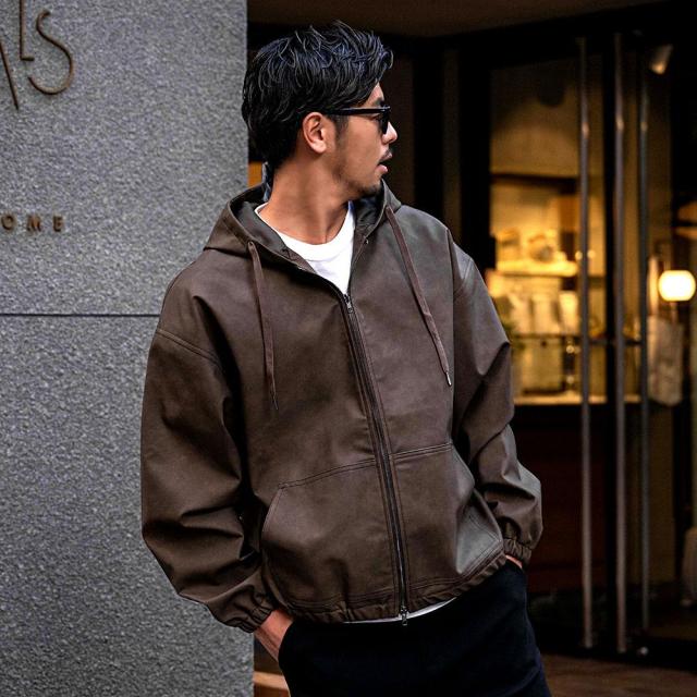 パーカー メンズ ブランド 大きいサイズ おしゃれ ジップアップ