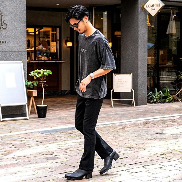 フレアパンツ メンズ おしゃれ ストレッチ 伸縮 ブーツカット チノパン