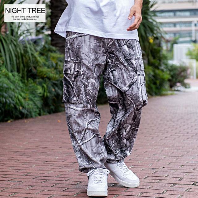 カーゴパンツ メンズ 迷彩 パンツ ワイドパンツ ミリタリーパンツ