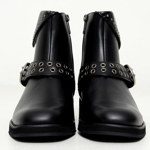 ブーツ メンズ ブランド おしゃれ PUレザー エンジニアブーツ ヒール