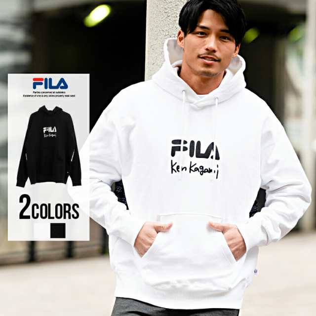 FILA フィラ プルパーカー メンズ フーディー スウェット