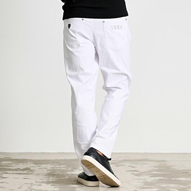 パンツ メンズ ブランド おしゃれ ロングパンツ ジャガード ロゴ プリント 刺繍 セットアップ可 ストレッチ ボトムス ゴルフ ゴルフウェア ゴルフパンツ VIOLA ヴィオラ 大人 20代 30代 40代 50代 ちょいワル ユニセックス 男性 男 服 秋 冬 秋冬 ファッション [L62118] パンツ メンズ ブランド おしゃれ ロングパンツ ジャガード ロゴ