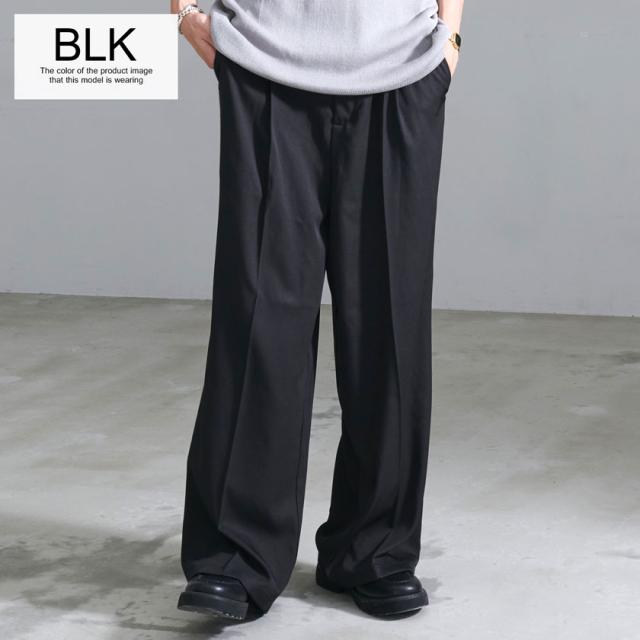 スラックス メンズ ブランド おしゃれ ワイドパンツ パンツ