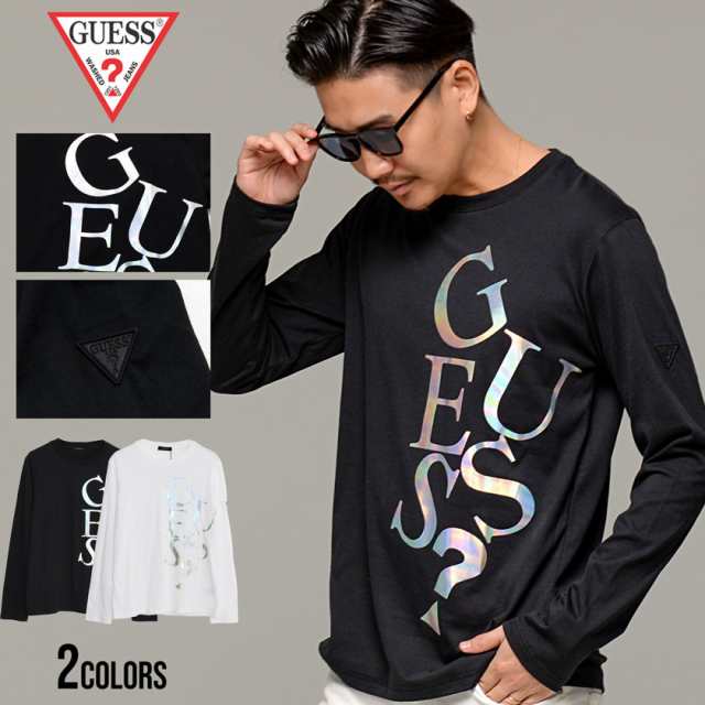 GUESS ゲス Tシャツ メンズ 長袖 ロンT 長袖Tシャツ 長袖Tシャツ