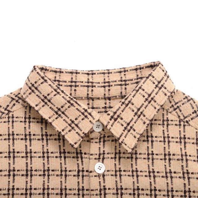 ツイードシャツ メンズ RAZZIS RAZZ ラズ ブランド おしゃれ 暖かい 防寒 長袖 シャツジャケット 大きいサイズ M L XL ユニセックス レディース 大人 アメカジ カジュアル ストリート 韓国 秋 冬 20代 30代 40代 メンズファッション 即日発送 [RZPG22-G02]_11