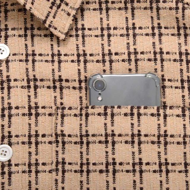 ツイードシャツ メンズ RAZZIS RAZZ ラズ ブランド おしゃれ 暖かい 防寒 長袖 シャツジャケット 大きいサイズ M L XL ユニセックス レディース 大人 アメカジ カジュアル ストリート 韓国 秋 冬 20代 30代 40代 メンズファッション 即日発送 [RZPG22-G02]_14