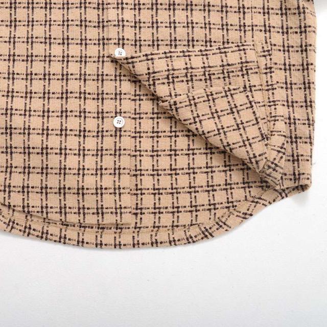 ツイードシャツ メンズ RAZZIS RAZZ ラズ ブランド おしゃれ 暖かい 防寒 長袖 シャツジャケット 大きいサイズ M L XL ユニセックス レディース 大人 アメカジ カジュアル ストリート 韓国 秋 冬 20代 30代 40代 メンズファッション 即日発送 [RZPG22-G02]_16