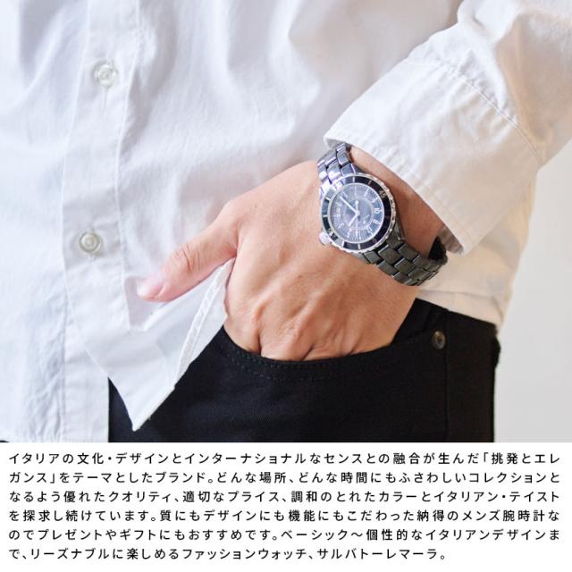 サルバトーレマーラ 腕時計 メンズ セラミック 時計 ブランド 白 サルバトーレマーラ 腕時計 メンズ セラミック 時計 ブランド 白