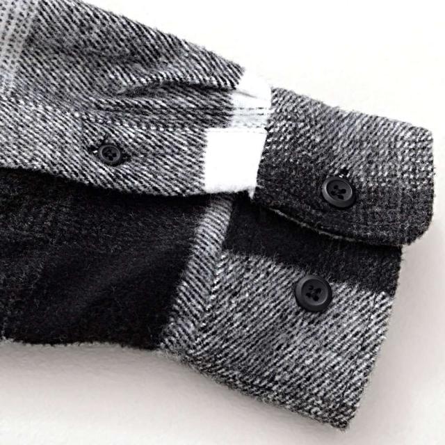 THRASHER スラッシャー ネルチェック メンズ フレイムロゴ 刺繍 チェックシャツ バック 刺繍 大きいサイズ ヘビーネルシャツ シャツジャケ 長袖 スケーター 大人 カジュアルシャツ 20代 30代 40代 50代 ユニセックス 男性 男 服 秋 冬 秋冬 ファッション [TH25AW07]_15