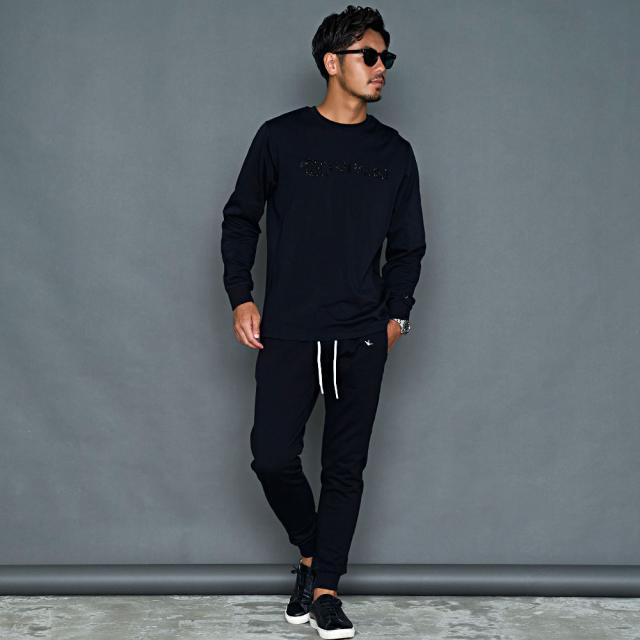 スウェットパンツ メンズ リブパンツ 1PIU1UGUALE3 RELAX ウノピゥウノウグァーレトレ THIGH LOGO LONG PANTS サイドロゴ スエットパンツ パンツ スポーツ グレー ブラック 黒 ユニセックス 20代 30代 40代 ユニセックス 男性 男 服 秋 冬 秋冬 ファッション [USB-24088]