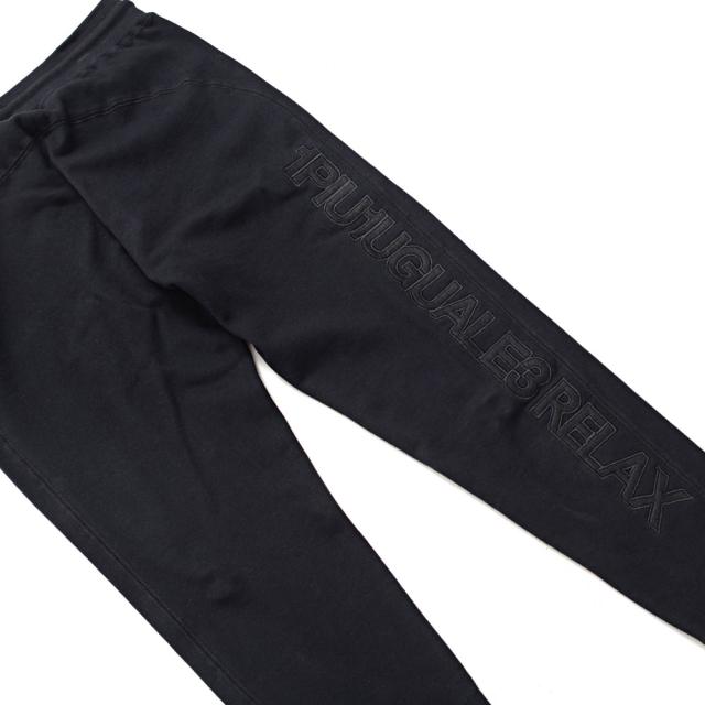スウェットパンツ メンズ リブパンツ 1PIU1UGUALE3 RELAX ウノピゥウノウグァーレトレ THIGH LOGO LONG PANTS サイドロゴ スエットパンツ パンツ スポーツ グレー ブラック 黒 ユニセックス 20代 30代 40代 ユニセックス 男性 男 服 秋 冬 秋冬 ファッション [USB-24088]