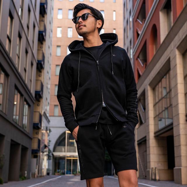 1PIU1UGUALE3 GOLFメンズ XLスウェットブラック 1PIU1UGUALE3 GOLF