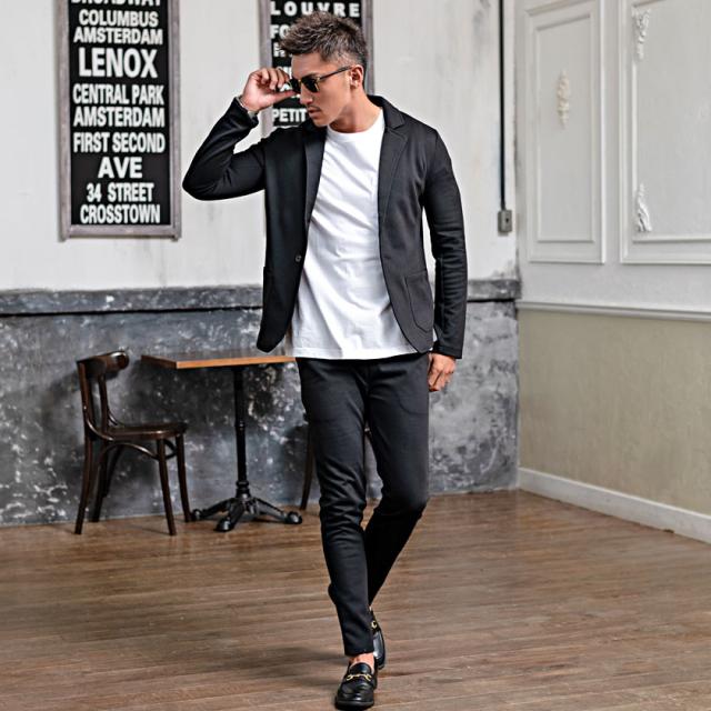 TIGHTBOOTH スーツ セットアップ テーラードジャケット スラックス TIGHTBOOTH スーツ セットアップ テーラードジャケット スラックス L