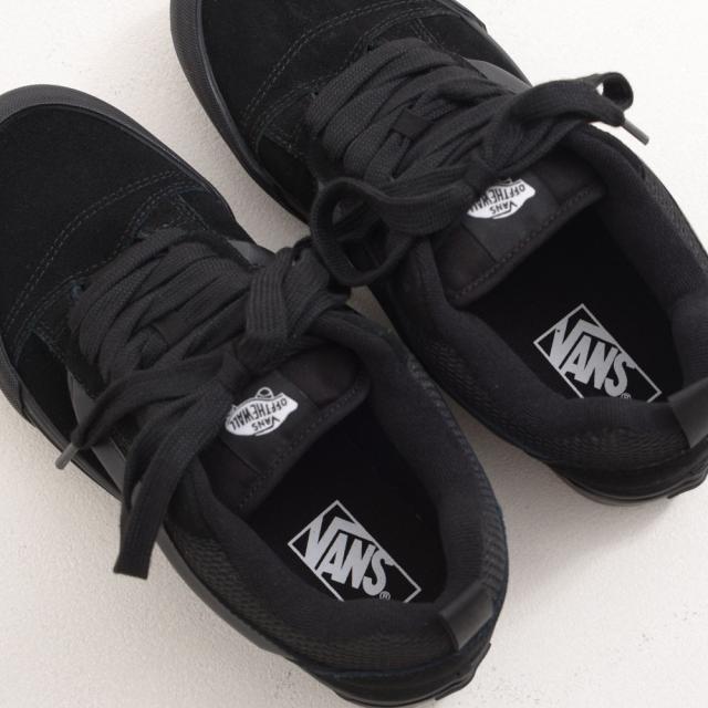 VANS バンズ ヴァンズ スニーカー メンズ ブランド KNU SKOOL ニュースクール VN0009QCBKA スケートシューズ おしゃれ 靴 くつ クツ シューズ スウェード スエード カジュアル ストリート ブラック 黒 VN0009QCBKA 26cm 26.5cm 27cm 27.5cm 28cm [VN0009QCBKA]