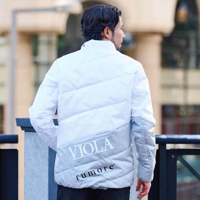 セール価格 SALE 中綿ジャケット メンズ ブランド おしゃれ ジップアップ アウター ロゴ ワッペン エンブレム キルティング 軽量 暖かい 防寒 あったか VIOLA ヴィオラ ビオラ 中綿ブルゾン 防寒着 ジャンパー ジャンバー M L XL LL 大人 きれいめ 20代 30代 40代 [Y52101]_5