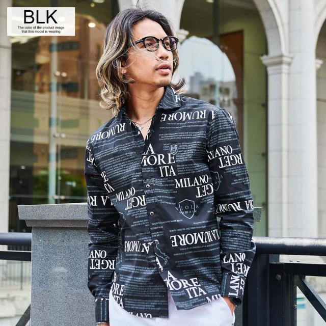 シャツ メンズ ブランド おしゃれ 長袖 長袖シャツ VIOLA ヴィオラ