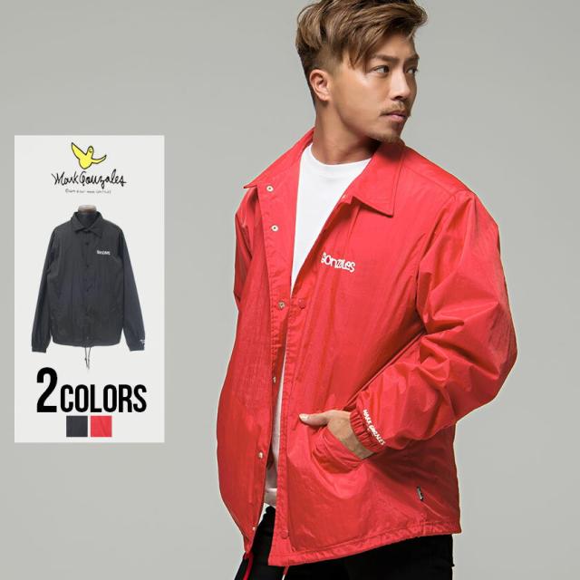 コーチジャケット メンズ Mark Gonzales マークゴンザレス Coach Jacket 即日発送 アウター ナイロンジャケット ウィンドブレーカー 羽織の通販はau Pay マーケット Silver Bullet シルバーバレット