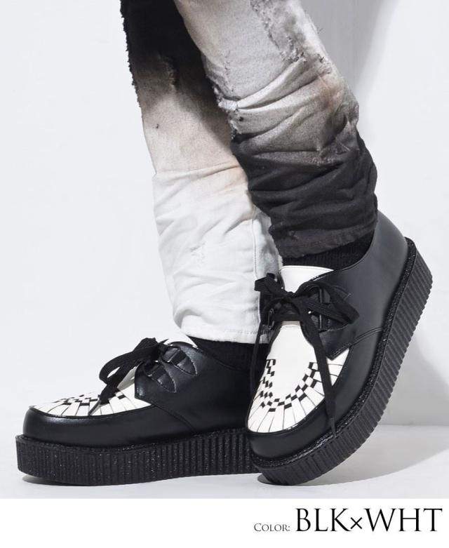 靴 ブーツ メンズ LOVE HUNTER ラブハンター 厚底ラバーソールシューズ 即日発送 ヴィジュアル系 ビジュアル系 V系 メンズ 靴 パンク ロック シューズ [1700] 靴 ブーツ メンズ LOVE HUNTER ラブハンター 厚底ラバーソールシューズ