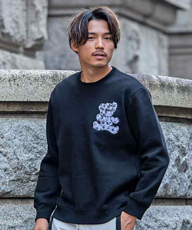 メンズ 黒 ブラック スウェット XXL Wワッペン - 通販 - azenco.co.uk