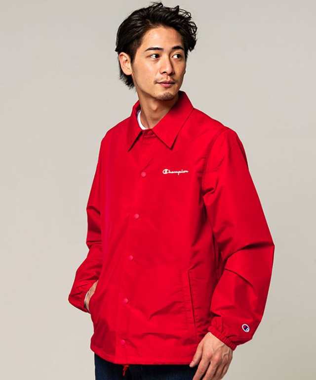 コーチジャケット メンズ Champion チャンピオン COACH JACKET 即日