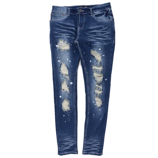 デニムパンツ メンズ Cavaria キャバリア ハードダメージ加工スキニーデニムパンツ 即日発送 スキニー スリム デニム ジーンズ ジーパン の通販はau Pay マーケット Silver Bullet シルバーバレット