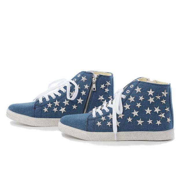靴 スニーカー メンズ Sb Select シルバーバレットセレクト 星柄スタッズハイカットスニーカー 即日発送 ハイカット スタッズ 星 スター の通販はau Pay マーケット Silver Bullet シルバーバレット