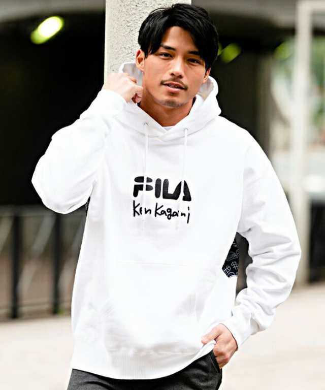 FILA フィラ プルパーカー メンズ フーディー スウェット