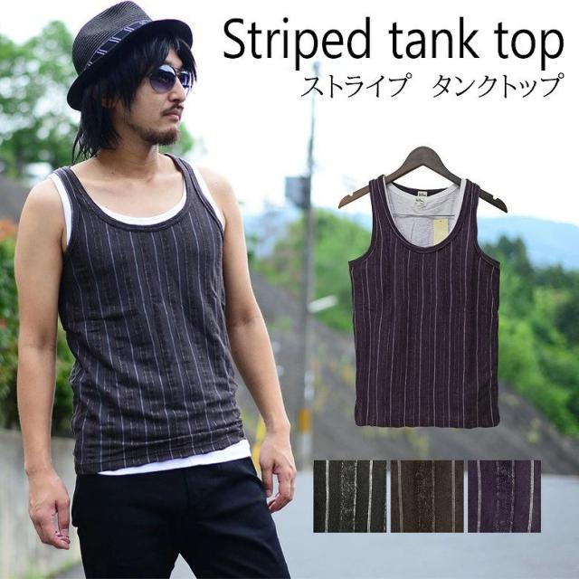 ストライプレイヤードタンクトップ Dft 6386 シンプル メンズ トップス アメカジ キレイメきれいめ メンズ 夏 トップス メンズの通販はau Pay マーケット 株式会社スプースベイスン