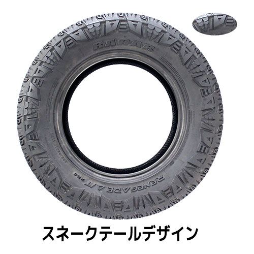 サマータイヤ 265/65R17 Radar RENEGADE A/T PRO_5