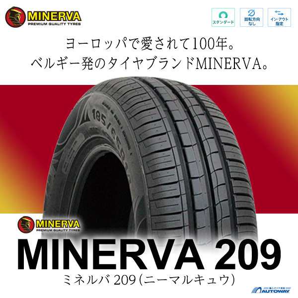 海外 4本セット 165 55R15 タイヤ サマータイヤ MINERVA 209