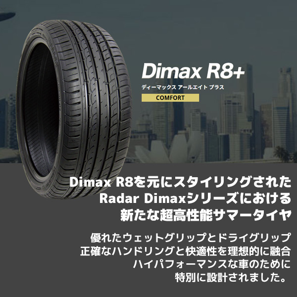 サマータイヤ 255/40R21 RADAR レーダー Dimax R8+_5