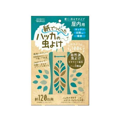 ウエ・ルコ 紙でつくったハッカの虫よけ 屋内用 100g　4995860515510