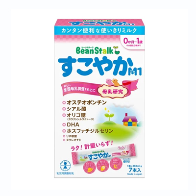 ビーンスターク すこやかM1 スティック 乳児用粉ミルク 13g×7本　4987493000457