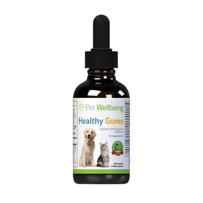 【送料無料!】 Pet Wellbeing 液体サプリメント Healthy Gums (犬用) 59ml （お取り寄せ品）　0661822000199の通販は 14,850円