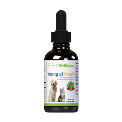 【送料無料!】 Pet Wellbeing 液体サプリメント Young at Heart (犬用) 59ml （お取り寄せ品）　0661822000038