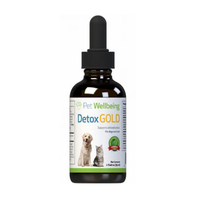 【送料無料!】 Pet Wellbeing 液体サプリメント Detox Gold (犬用) 59ml （お取り寄せ品）0661822600511
