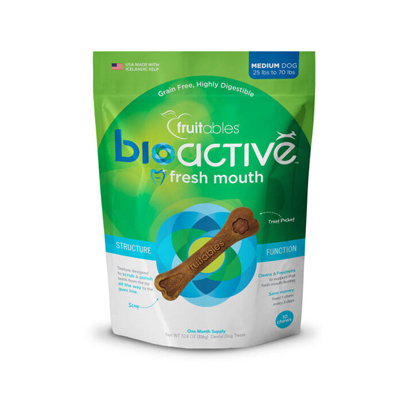 フルタブル・バイオアクティブトリーツ フレッシュマウス デンタルトリーツ ミディアム 10本 （お取り寄せ品）　0895352002952の通販は 5,161円