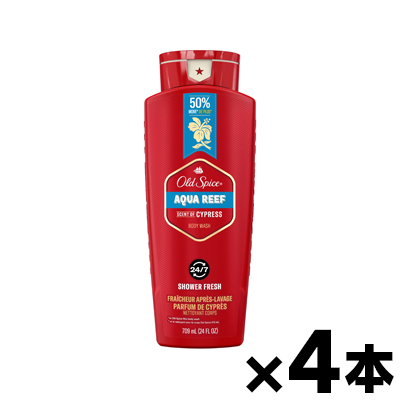 【送料無料!】 オールドスパイス アクアリーフ (24oz/709ml)×4本　0012044060933*4