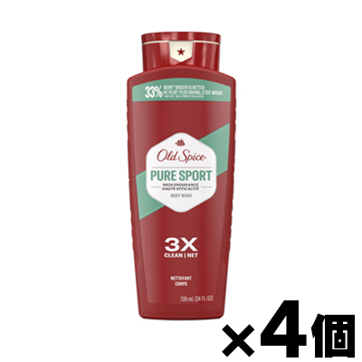 【送料無料!】 オールドスパイス ピュアスポーツ(24oz/709ml)×4個　0037000852056*4