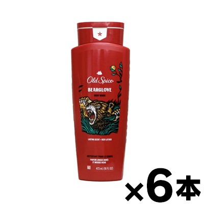 【送料無料！】　オールドスパイス　ワイルドコレクション　ベアグローブ　473ml×６本　0037000866800*6