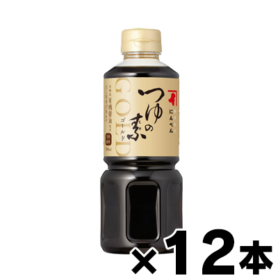 【送料無料！】 にんべん つゆの素ゴールド 500ml(3倍濃厚) ×12本　4902381004751*12の通販は 6,508円